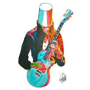Buckethead Guns n Roses Heavy Metal Rock Music Print Poster Wall Art 18x24